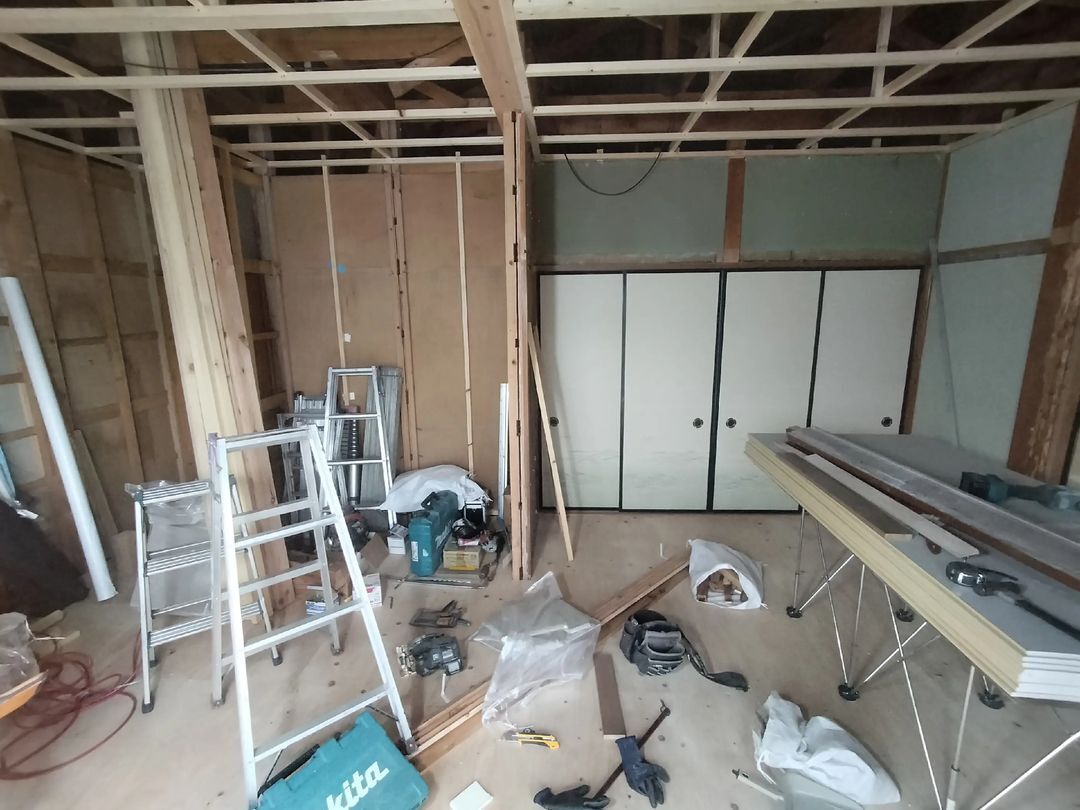 宇都宮市 和室6畳と洋室6帖を一部屋に