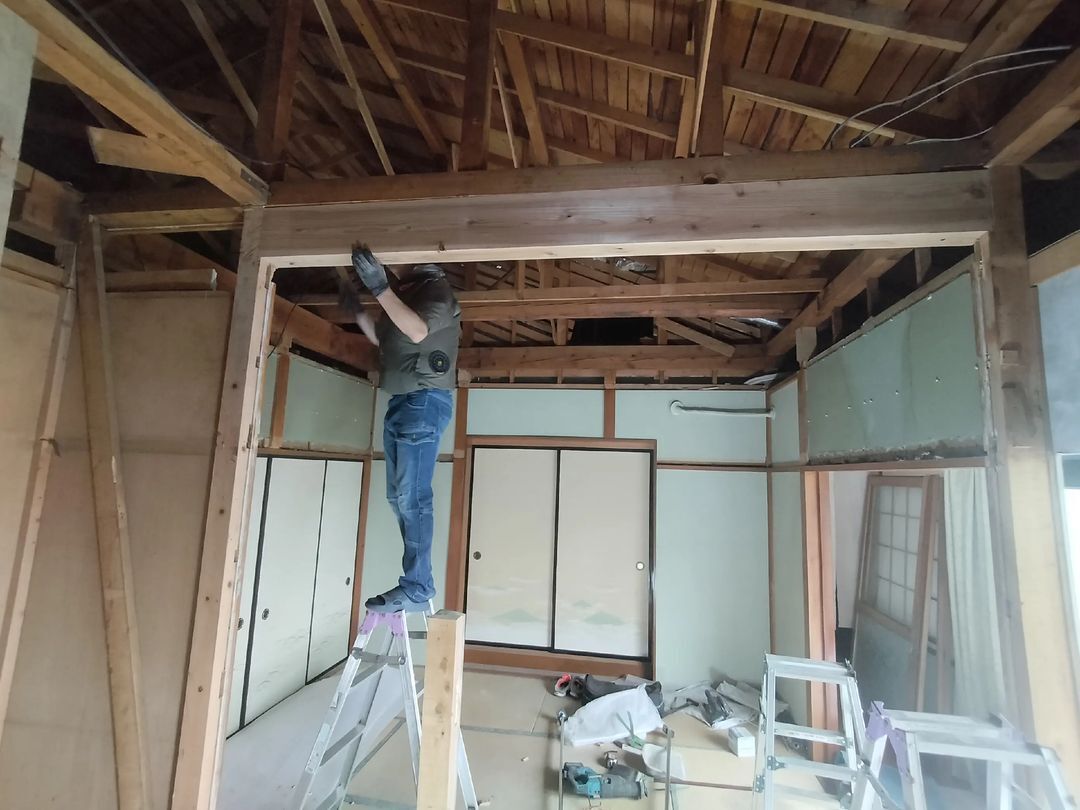 宇都宮市 和室6畳と洋室6帖を一部屋に